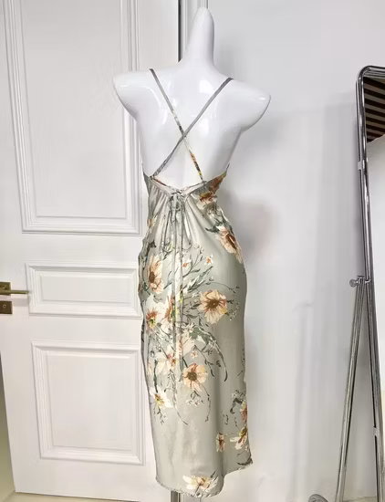Oeko Tex 100 Certificate 100% Silk Fashion Dress Fashion Garment Apparel for Holiday