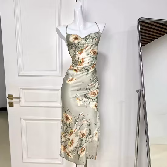 Oeko Tex 100 Certificate 100% Silk Fashion Dress Fashion Garment Apparel for Holiday