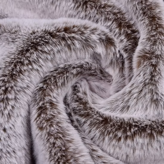 Red Imitation Raccoon Faux Fur Plush Fox Fake Fur Polyester Fabric