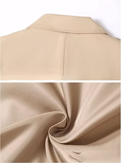 Envío Directo OEM personalizado, moda de lujo de alta calidad, abrigo largo de invierno, chaquetas, gabardinas para damas y mujeres