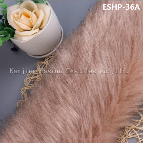 Pelo alto imitación piel de zorro Eshp-386-1