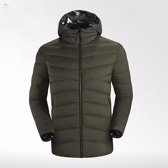 Abrigo de invierno para hombre, abrigo de algodón acolchado con capucha, chaqueta informal, prendas de vestir sueltas